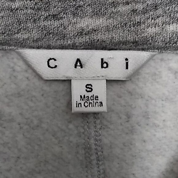 Cabi Jacket, Gray Sweatshirt Style Button Front Jacket - S - Picture 3 of 8